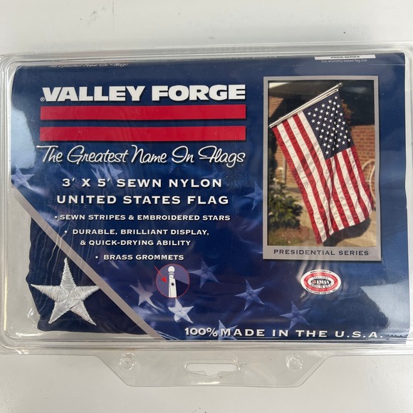Valley Forge 3x5 Flag Presidential Series Woven Embroidered Made in USA NEW - Picture 1 of 10